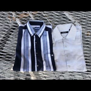 Two Mens short sleeve shirts!